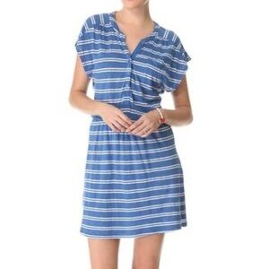 Splendid double stripe split neck dress